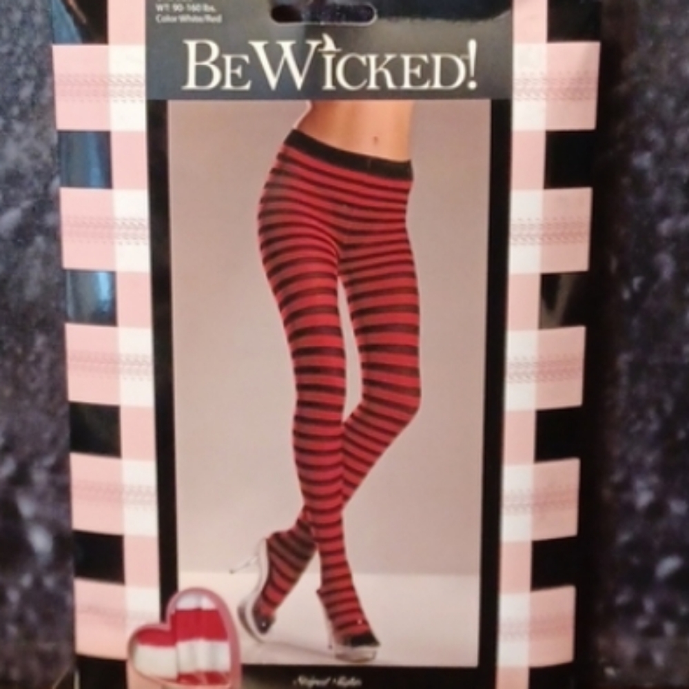 🤩Be Wicked Striped Tights